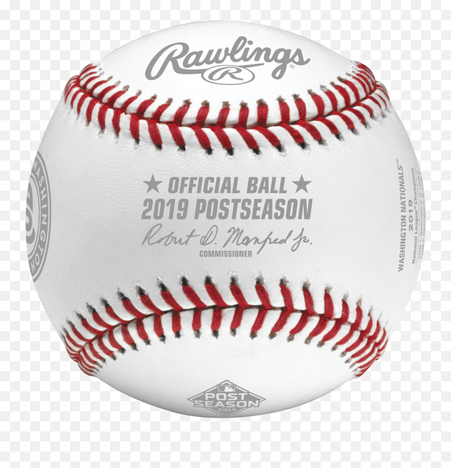 2019 Washington Nationals National League Champions Baseball - Rawlings Official League Baseball Png,Washington Nationals Logo Png