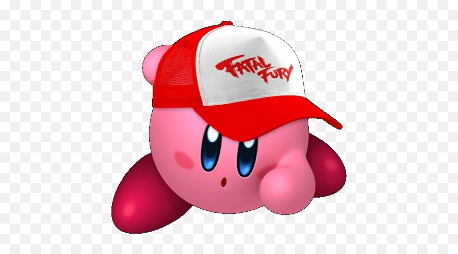 Kirby In A Fatal Fury Hat - Fatal Fury Hat Png,Funny Hat Png