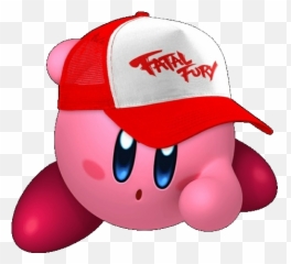Kirby In A Fatal Fury Hat - Fatal Fury Hat Png,Funny Hat Png