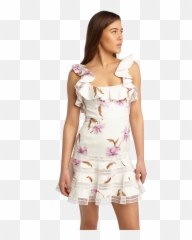 Leslie Floral Dress Ladies Clothing U0026 Dresses Bardot - Leslie Floral Dress Bardot Png,Leslie Transparent
