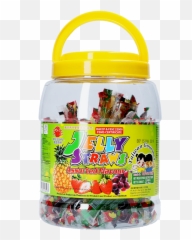 Tradinghouse Tw Jelly Straws With Fruit Beagley Copperman - Water Bottle Png,Jelly Jar Png