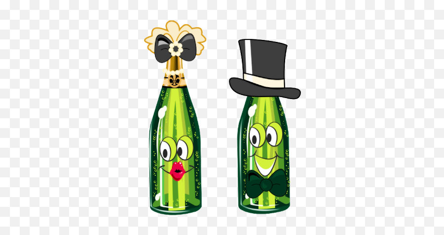 Cartoon Champagne Bottle Png - New Years Birthday Wish,Champagne Bottle Png