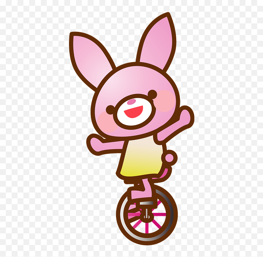 Rabbit Is - Clip Art Png,Unicycle Png