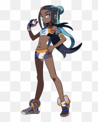 Nessa - Bulbapedia The Communitydriven Pokémon Encyclopedia Pokemon Sword Water Gym Leader Png,Shield Png