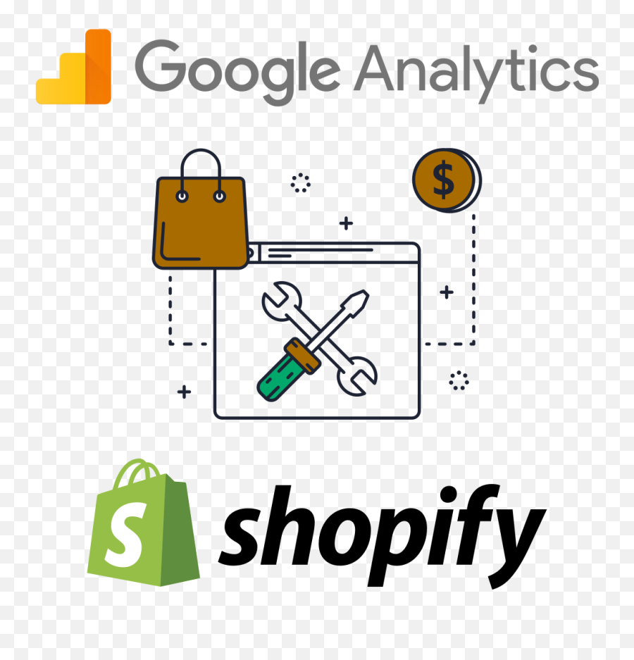 Google Analytics For Shopify Implementation Checklist - Jadepuma Vertical Png,Google Analytics Logo Png