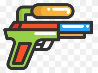 Png Transparent Water Gun - Water Gun Transparent Background,Squirt Gun Png