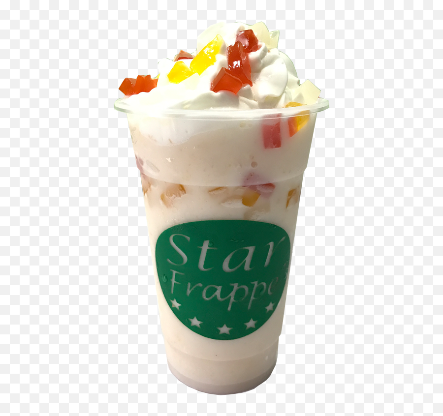 Download Hd Star Frappe Food Cart Products Milk Tea - Star Fresh Png,Shake Png