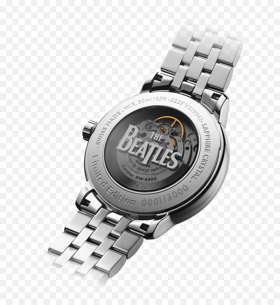 Maestro U0027the Beatles U201cabbey Roadu201d Limited Editionu0027 Automatic Date Watch 40mm - Raymond Weil Beatles Watch Png,The Beatles Logo Png