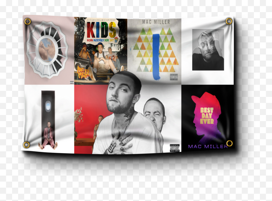 Mac Miller Flag - Mac Miller Album Cover Poster Png,Mac Miller Png