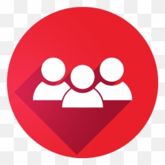 Facebook Groups Icon - Skill Red Png