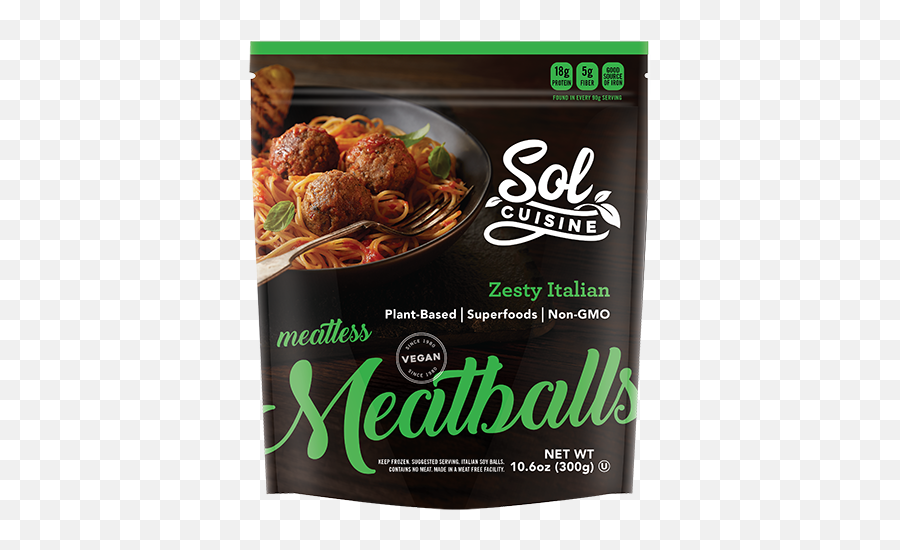 Italian Meatballs Sol Cuisine - Meatball Png,Meatball Png