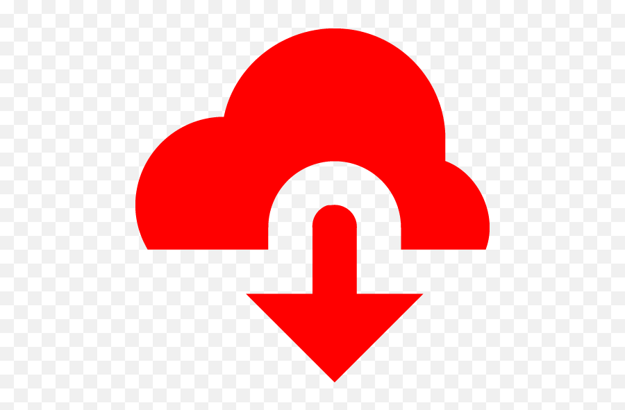 Red Cloud Download Icon - Free Red Cloud Icons Download Icon Red Png,Cloud Icon Free