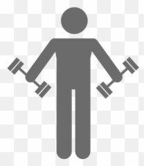 Exercise Icon Png - Person Lifting Weights