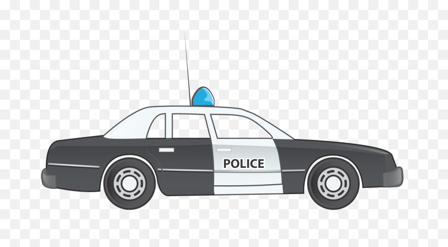 Police Car Clipart Png - Police Car Vector Side,Car Clipart Transparent Background