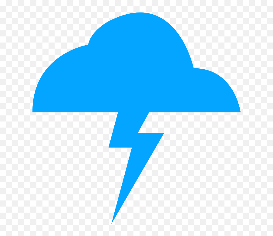 Free Lightning 1192793 Png With Transparent Background - Thunder Cloud Transparent Background,Lightening Icon