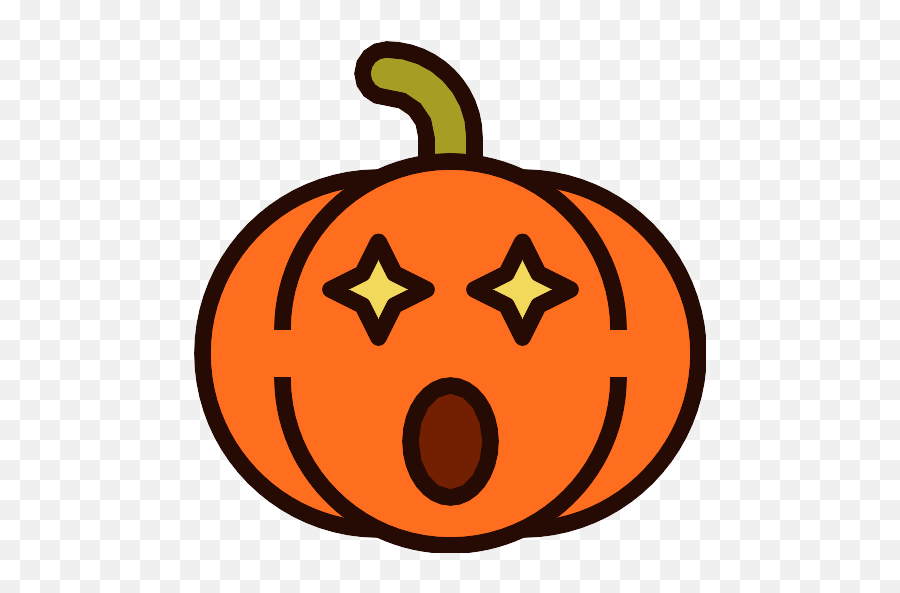Emoji Pumpkin Halloween 17 Vector Svg Icon - Png Repo Free Icon,Wow Icon