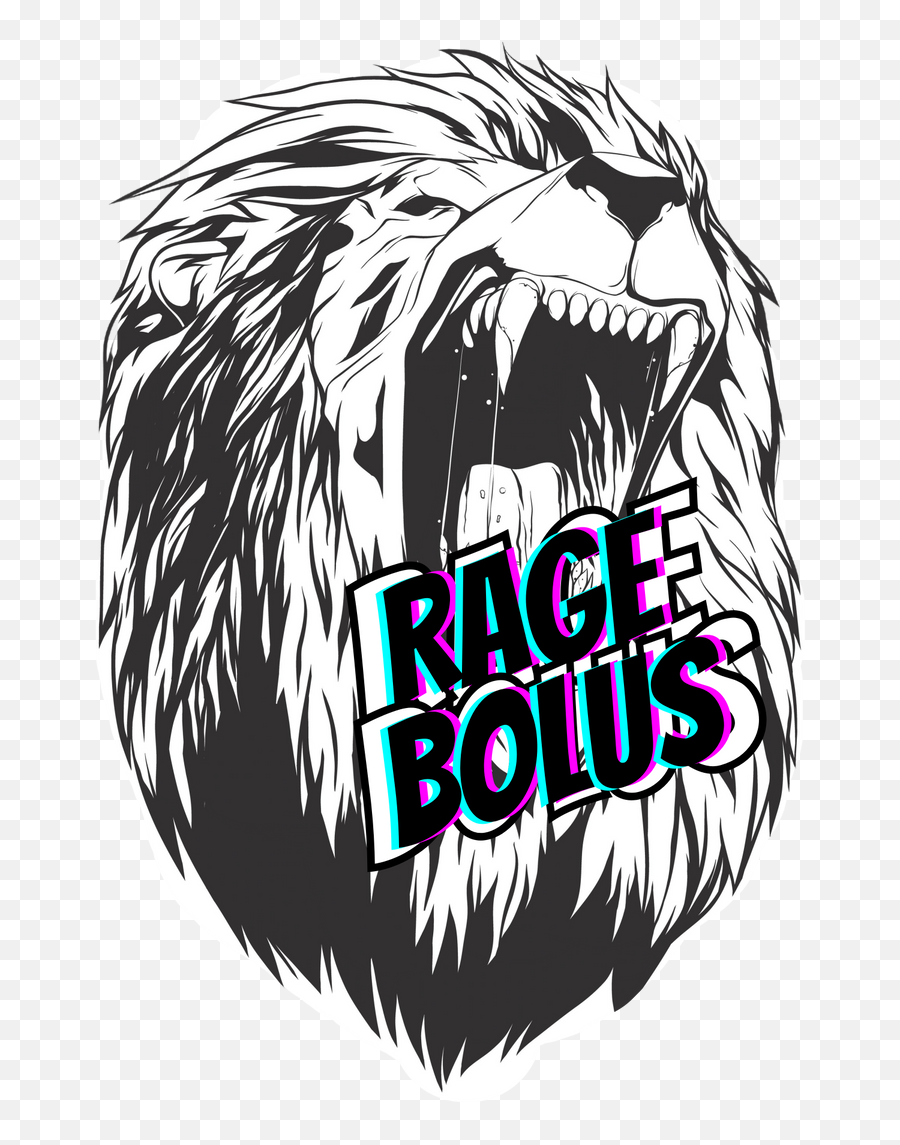 Insulin Coffee Merchandise Collection Rage Bolus - Lion Head Art Png,Black And White Bakugou Icon