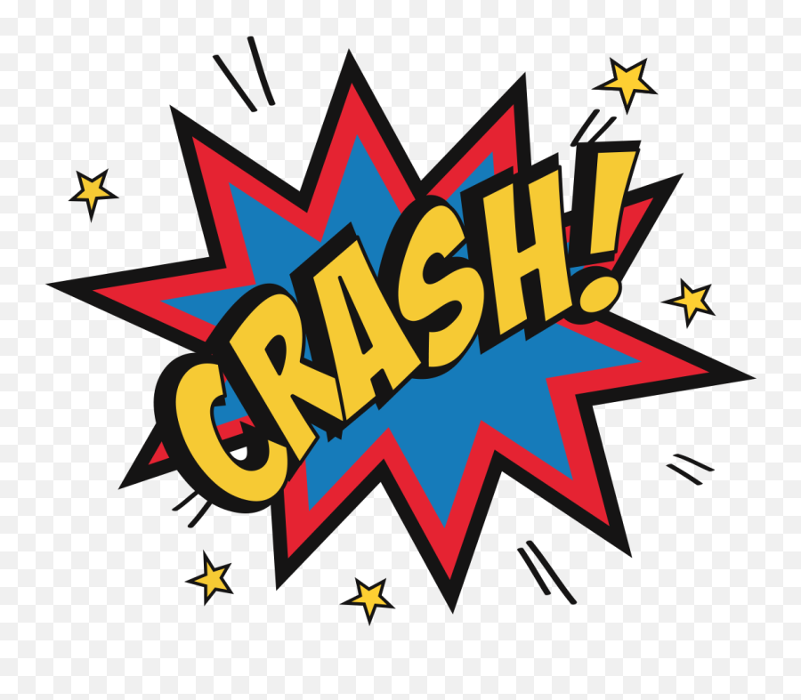 Play - Pause Comic Book Crash Png Clipart Full Size Clip Art,Crash Png