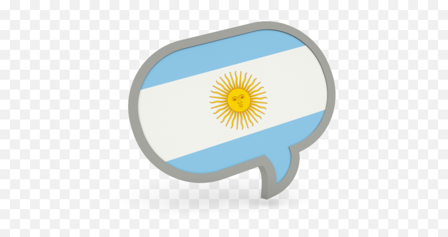 Speech Bubble Icon Illustration Of Flag Argentina Png