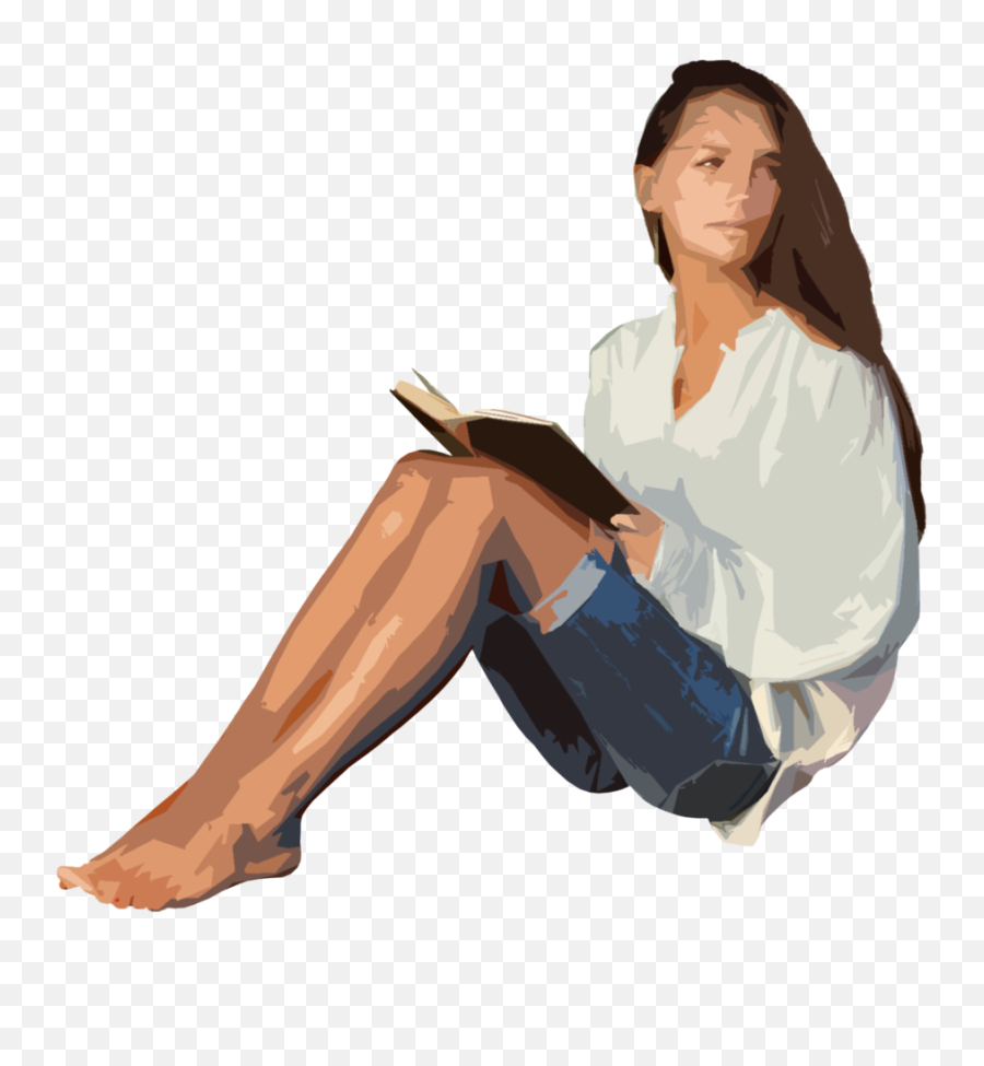 People Sitting Transparent Png Woman - Sitting People For Photoshop,People Sitting Png