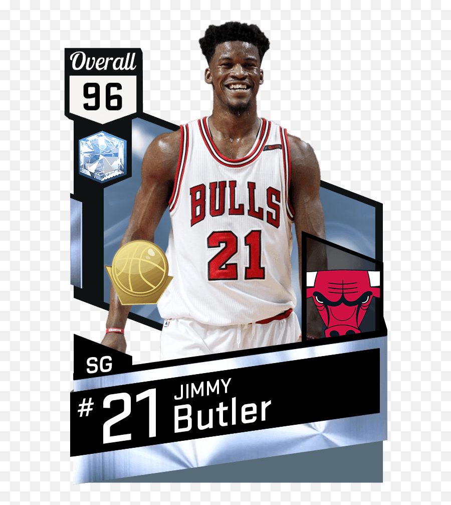 Download Hd Jimmy Butler - Reggie Miller Nba 2k17 Kawhi Leonard 2k Card Png,Nba 2k17 Png