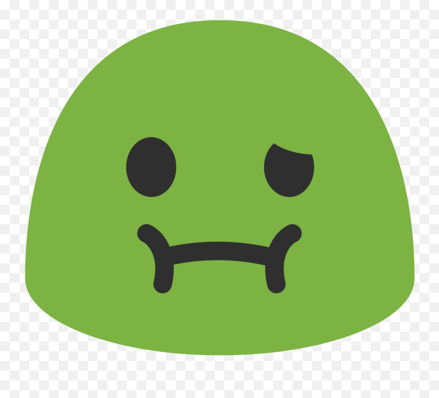 Fileemoji U1f922svg - Wikimedia Commons Sick Blob Emoji Png,Sick Emoji Png
