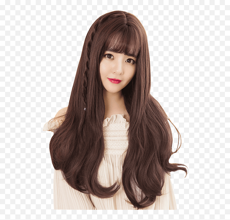 Download Hair Show Fshow Air Bangs Wig - Lace Wig Png,Curly Hair Png