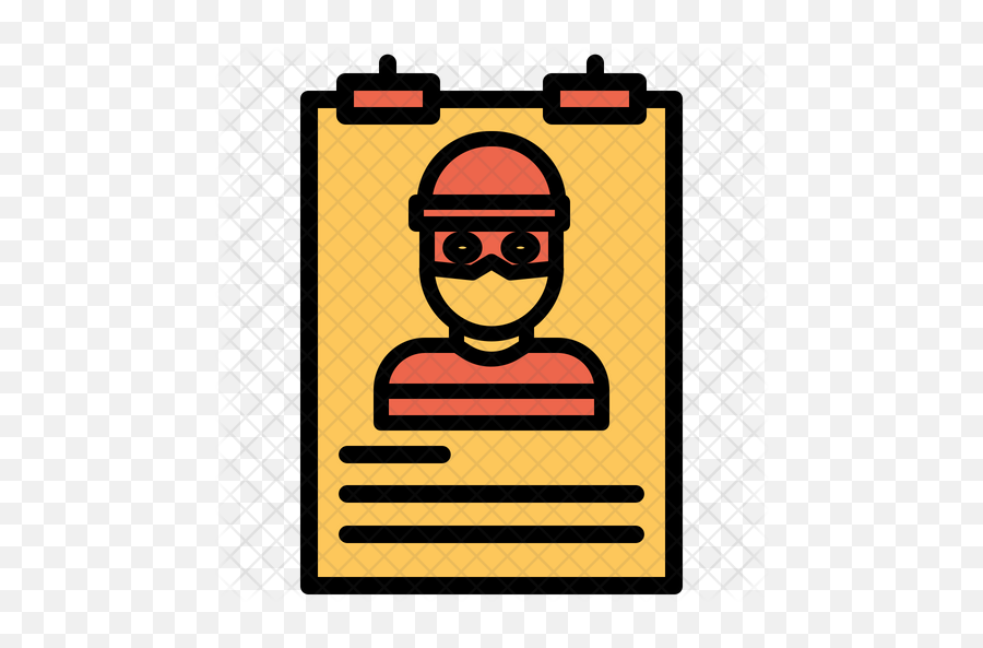 Wanted Poster Icon Of Colored Outline - Icon Png,Wanted Poster Png