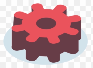 Red Gear Isometric Transparent Png U0026 Svg Vector