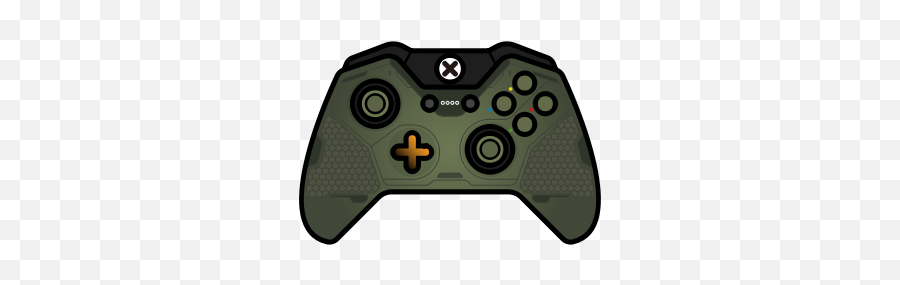 Gamer Green Halo Master Chief - Transparent Xbox Controller Cartoon Png,Halo Master Chief Png