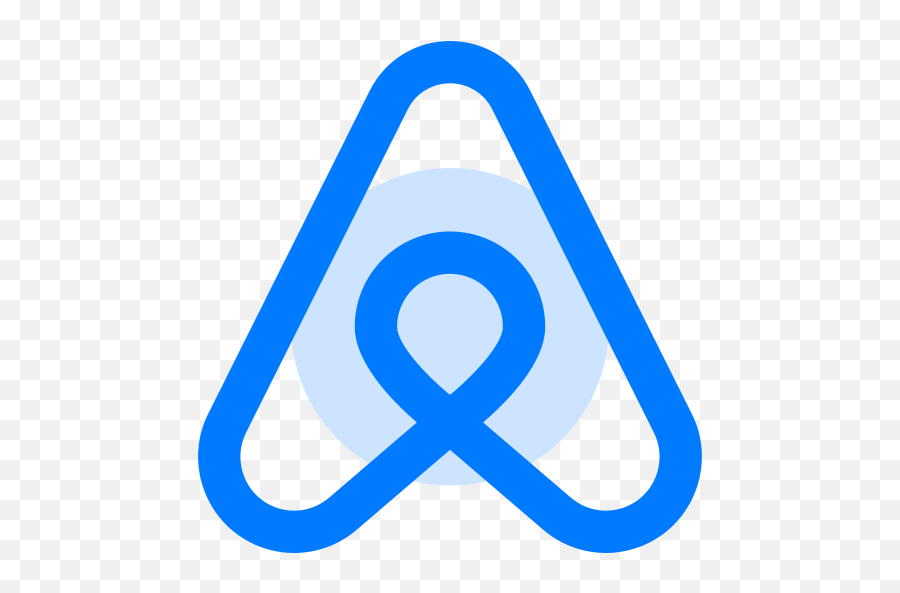 Airbnb - Free Social Media Icons Airbnb Blue Icon Png,Airbnb Logo Png