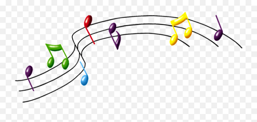 Music Png Transparent Images All - Transparent Musical Notes Cartoon,Artistic Png