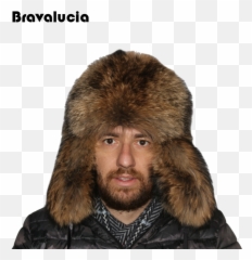 China Fashion Man Real Fur Hat Russian - Ushanka Png,Russian Hat Png