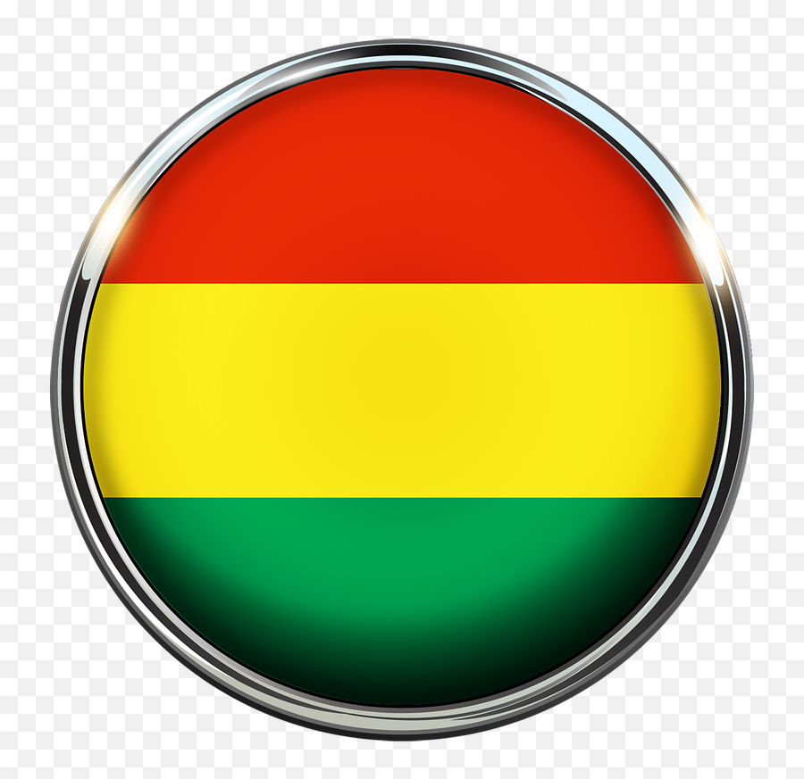Bolivia Flag Circle South - Bandera De Bolivia En Circulo Png,Bolivia Flag Png
