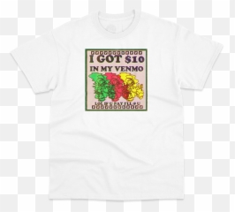 10 Venmo Tee Shirt - White Active png