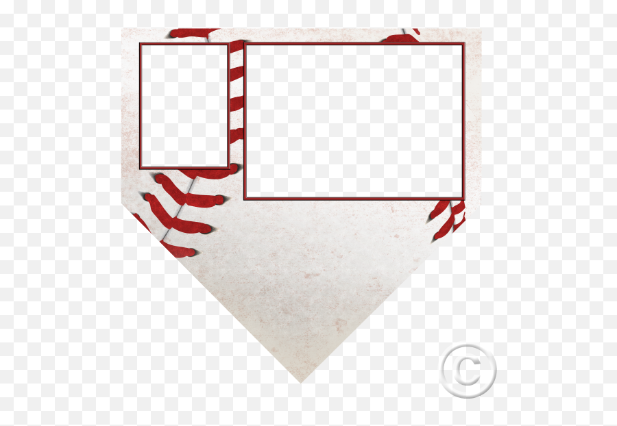 Clipart Baseball Homeplate - Home Plate Seams Clipart Png,Home Plate Png