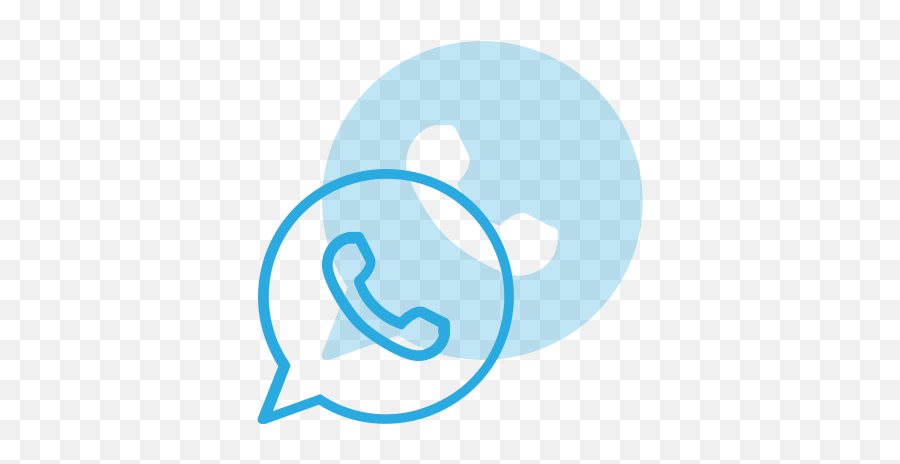Logo Media Social Whatsapp Icon - Whatsapp Icon Png In Blue Color,Whatapp Logo