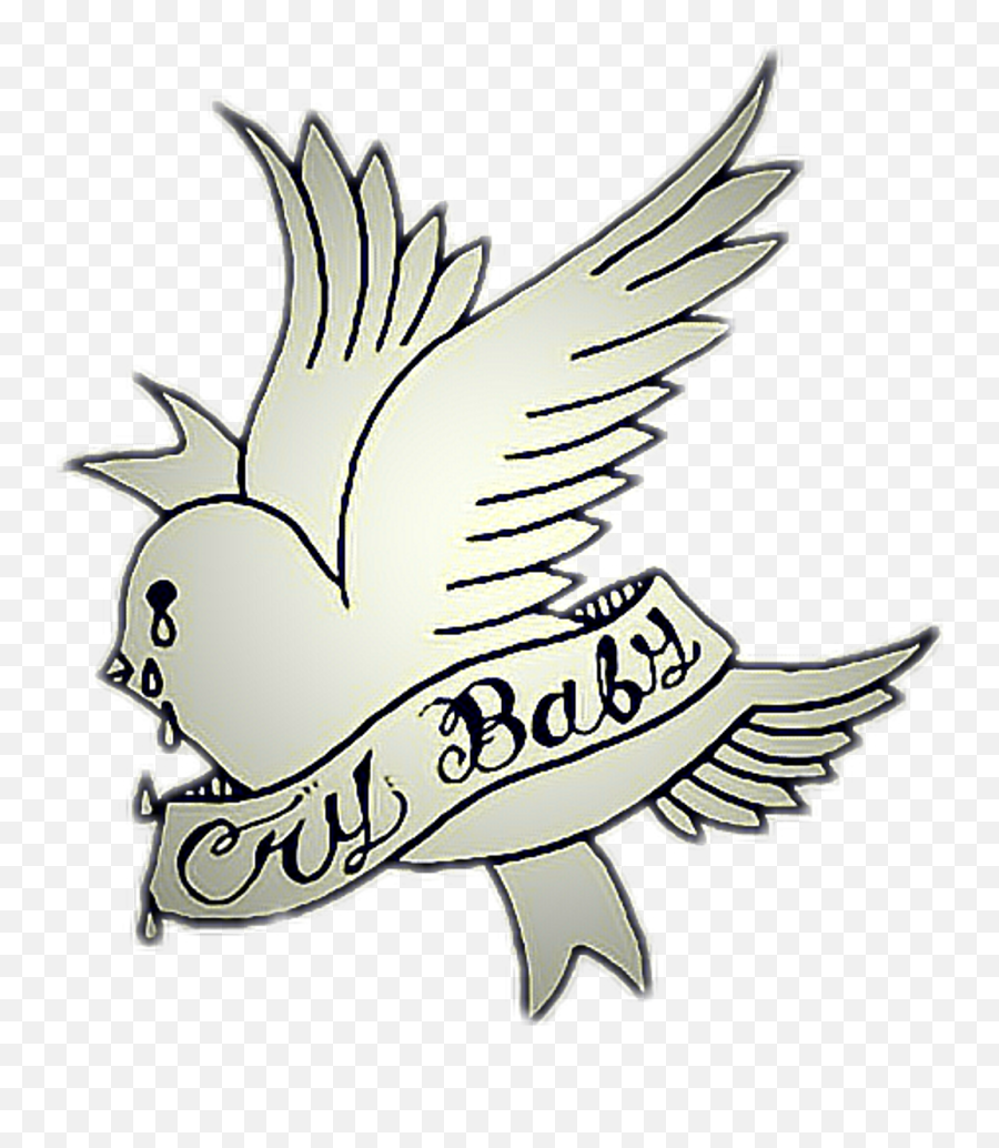 Tattoo Crybaby Aesthetic Bird Lilpeep - Crybaby Album Lil Peep Png,Crybaby Png