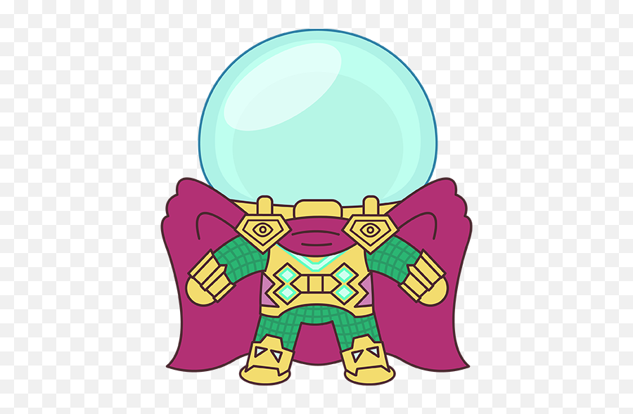 Chibi Mysterio Planet Nestor - Spider Man Mysterio Chibi Png,Mysterio Png