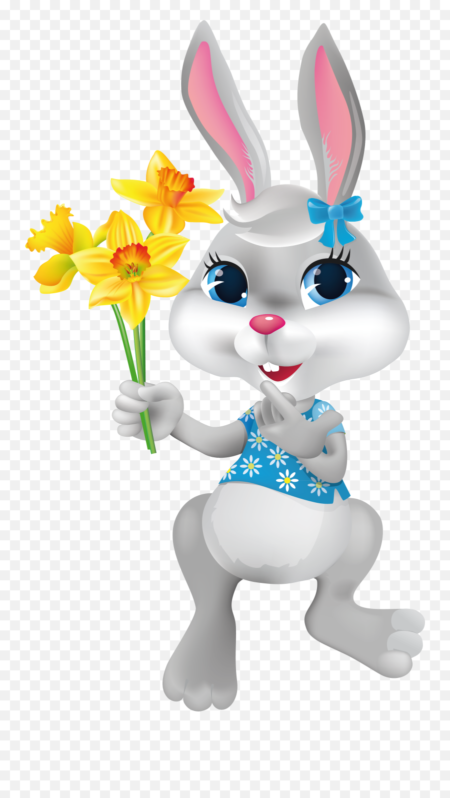 Download Easter Bunny Transparent - Imagens De Coelhinha Da Pascoa Png,Rabbit Transparent