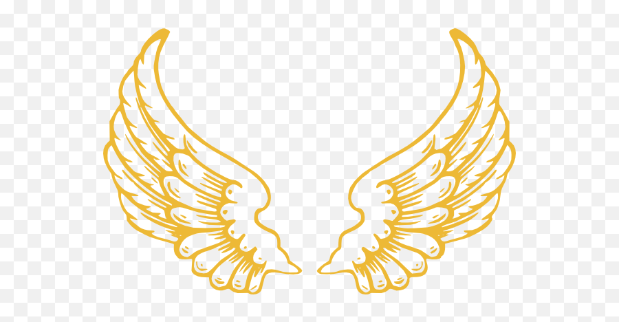 Gold Wings Clipart - Gold Wings Vector Png,Wing Png