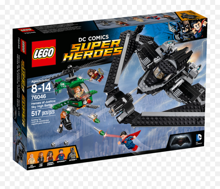 76046 Heroes Of Justice Sky High Battle - Brickipedia The Lego Dc Comics Super Heroes Toys Png,Lex Luthor Png