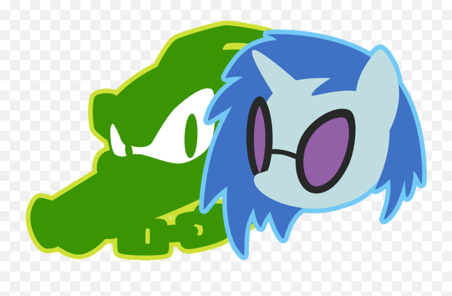 Sonic Silhouette - Vector The Crocodile Logo Png,Sonic 1 Logo