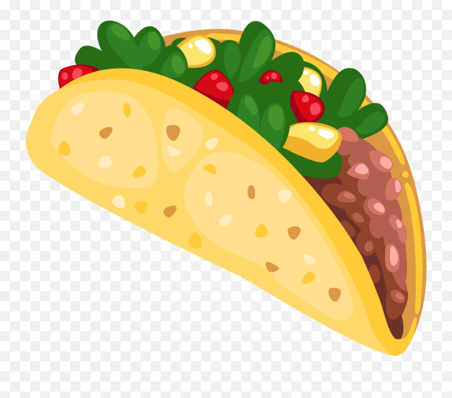 Download Cartoon Taco Clip Art 3 Clipartcow - Clip Art Taco Clipart Transparent Background Png,Taco Png