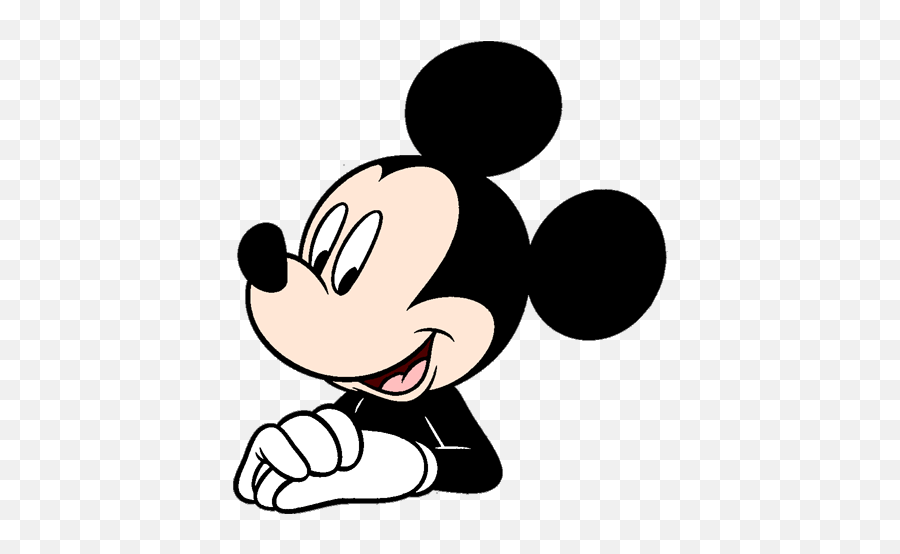Mickey Mouse Transparent Background - Mickey Mouse Face White Background Png,Mickey Head Transparent Background