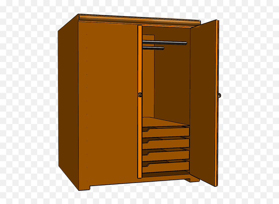 Closet Wardrobe Cupboard - Cup Board Clipart Png,Closet Png