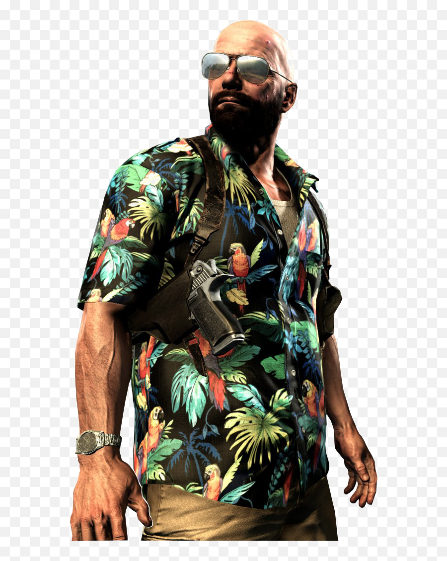 Max Payne Png Image Background - Max Payne 3 Hawaiian Shirt,Max Payne Png