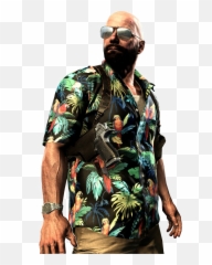 Max Payne Png Image Background - Max Payne 3 Hawaiian Shirt,Max Payne Png