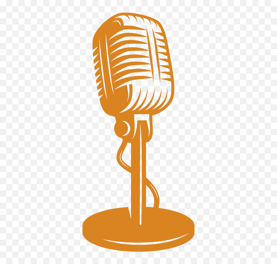 Microphone Clipart Talk Show - Microphone Logo Full Size Microphone Talk Show Png,Microphone Clipart Transparent