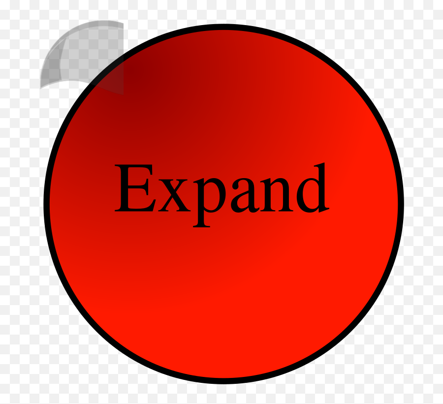 Expand Red Button Svg Vector Clip Art - Blinking Recording Dot Gif Png,Red Button Png